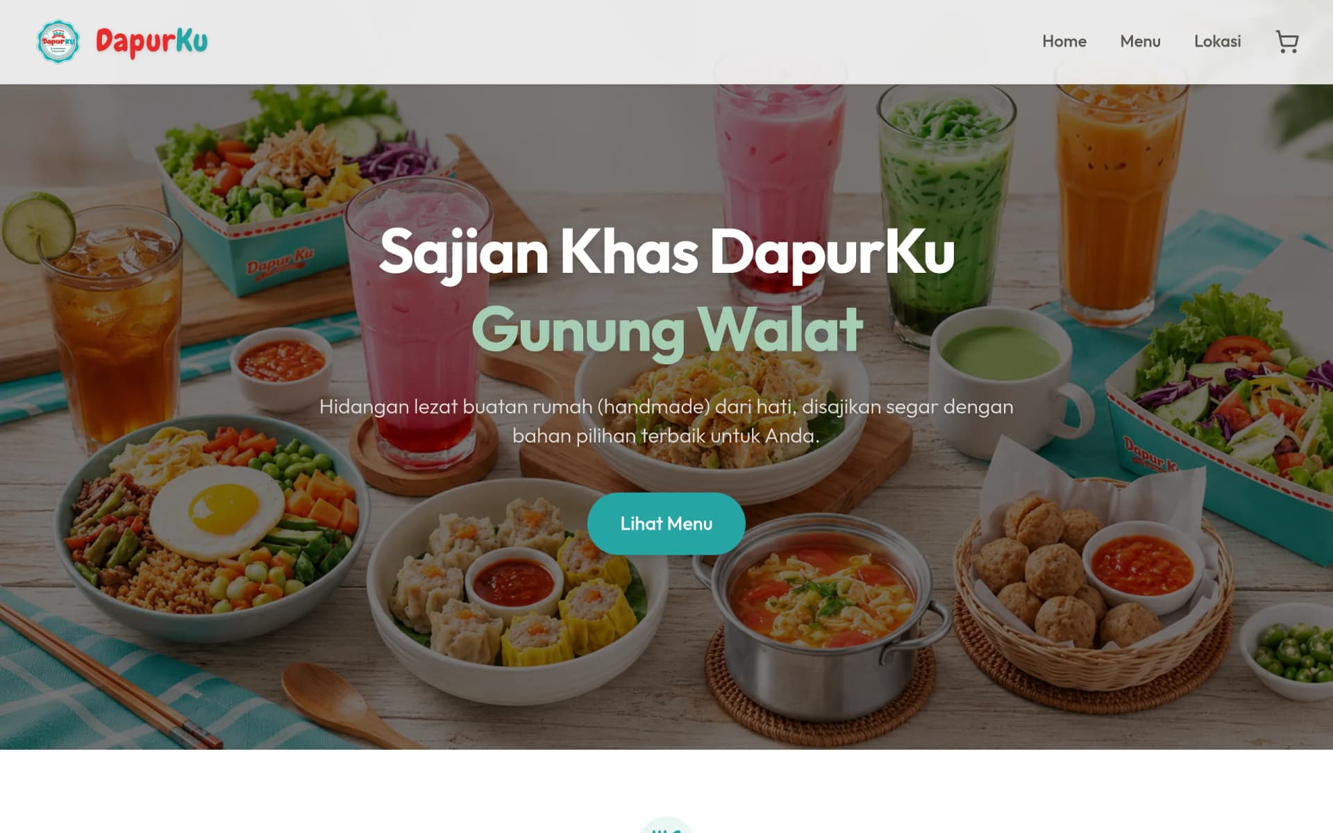 Katalog Kuliner Digital & Pemesanan Otomatis